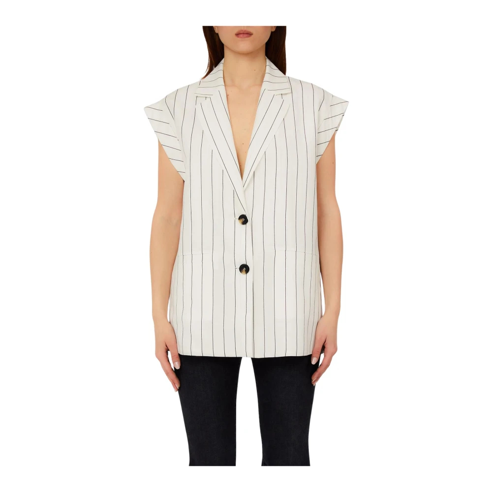 Liu Jo Damen Weiß - Westen - Jackets - Xs