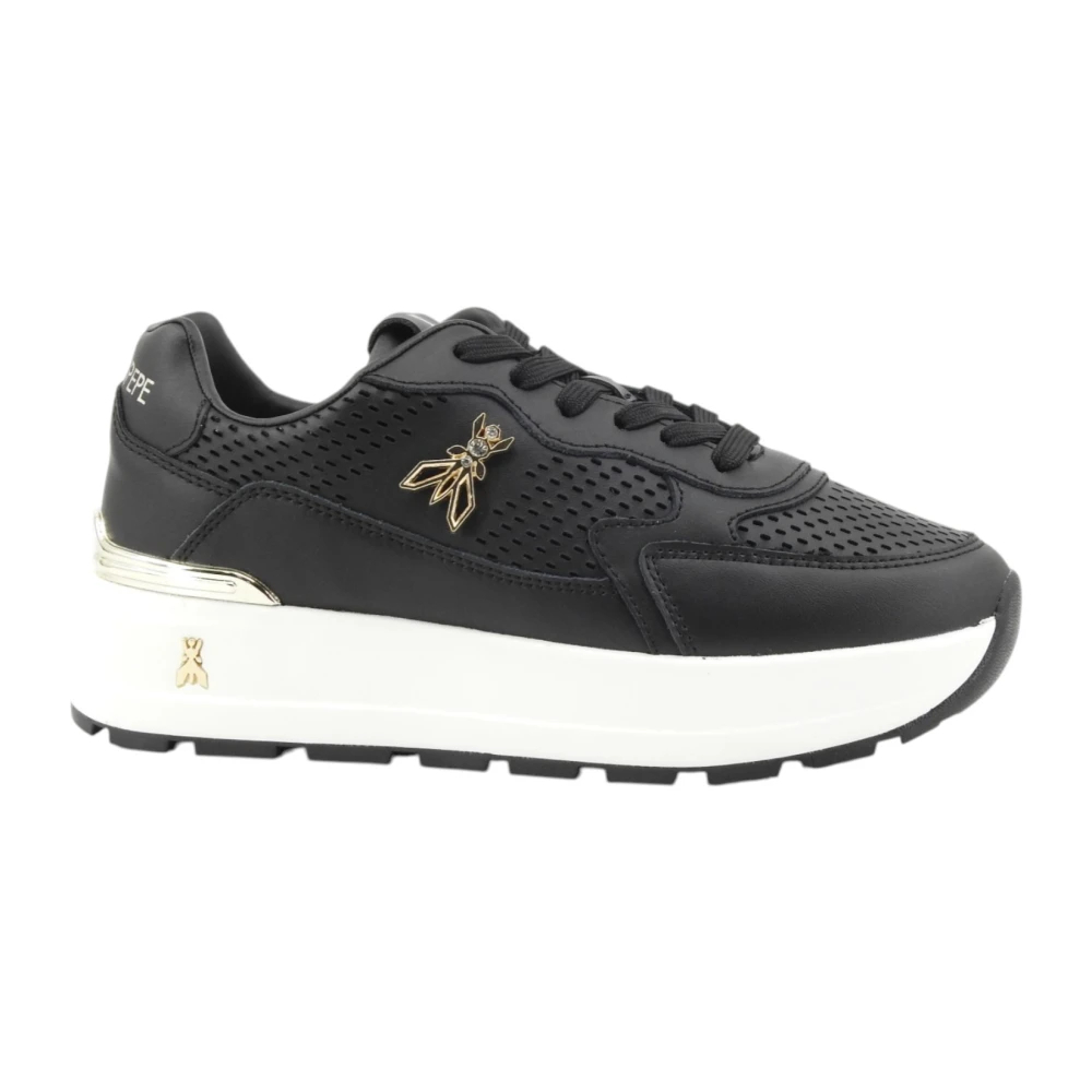 Patrizia Pepe Damen Schwarz - Sneakers - Shoes - K - 37 Eu