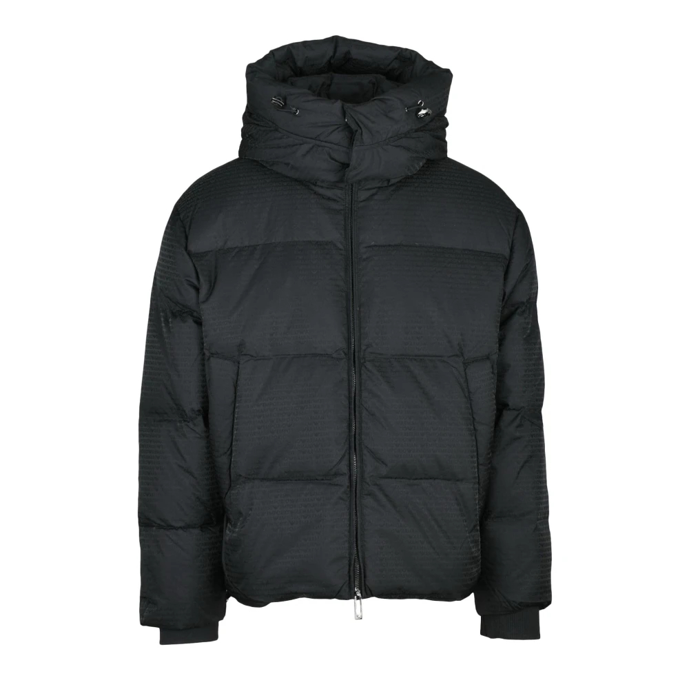 Emporio Armani Herren Schwarz - Daunenjacke - Jackets - K - Xl