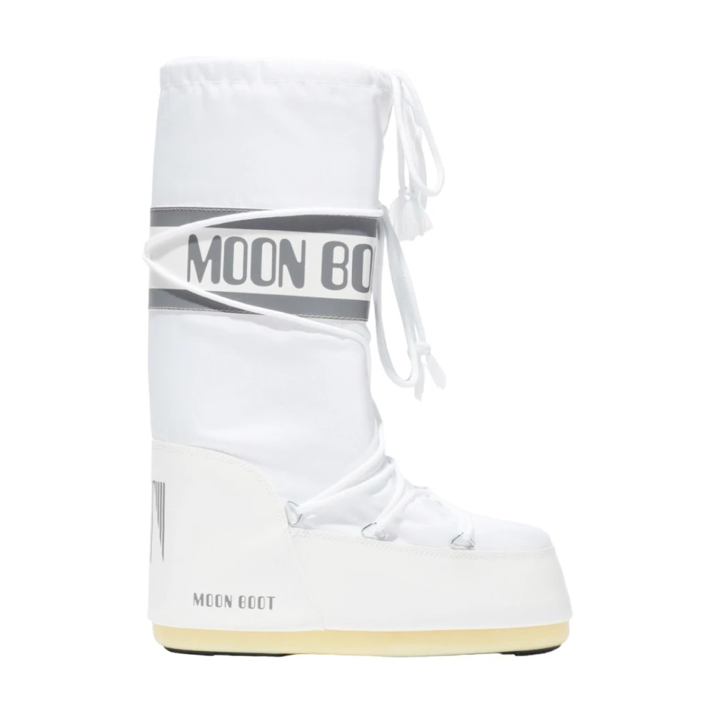 Moon Boot Unisex Blanc Après-Ski Nylon Icon - Bild 18