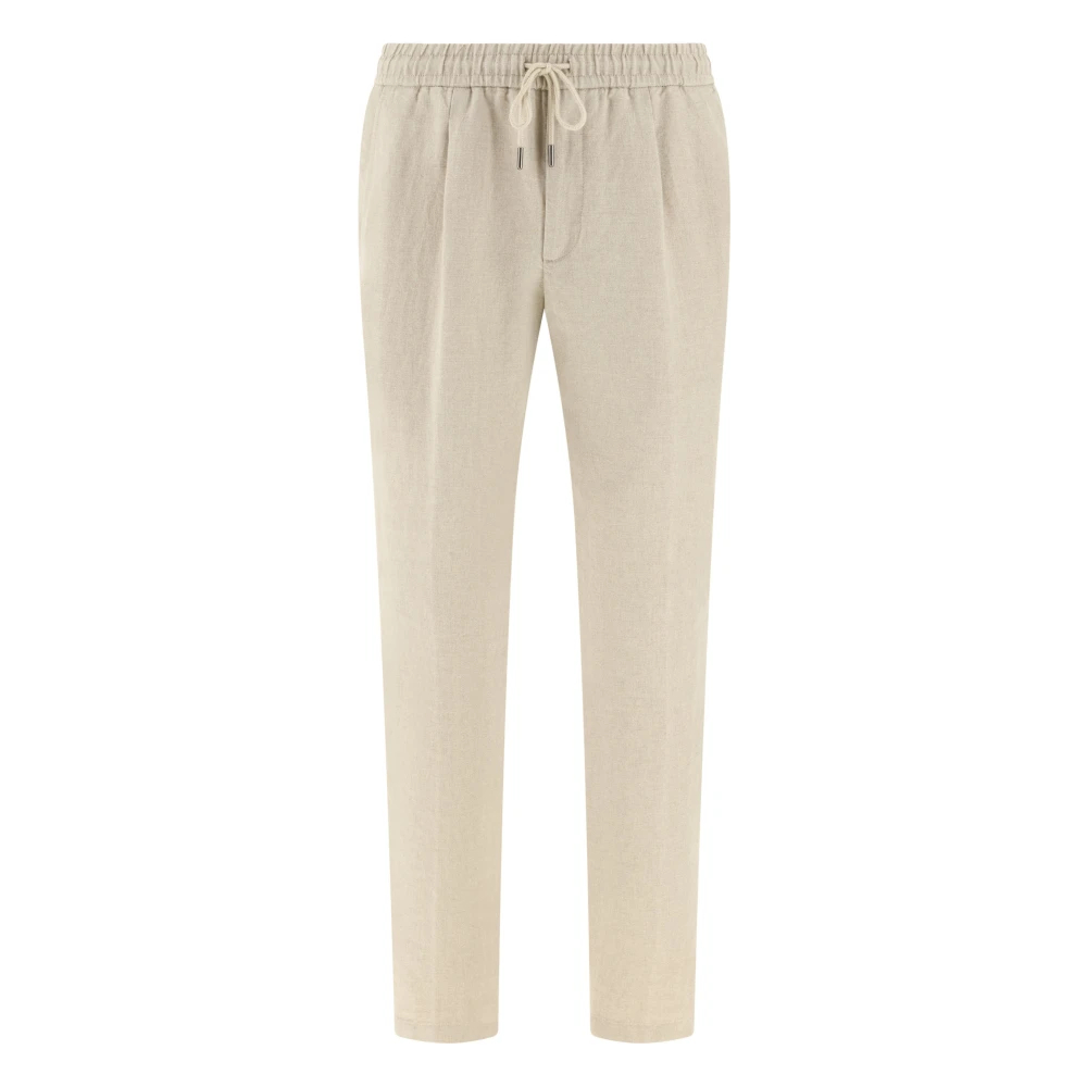 Boggi Milano Herren Beige - City Leinenhose - Trousers - Xs