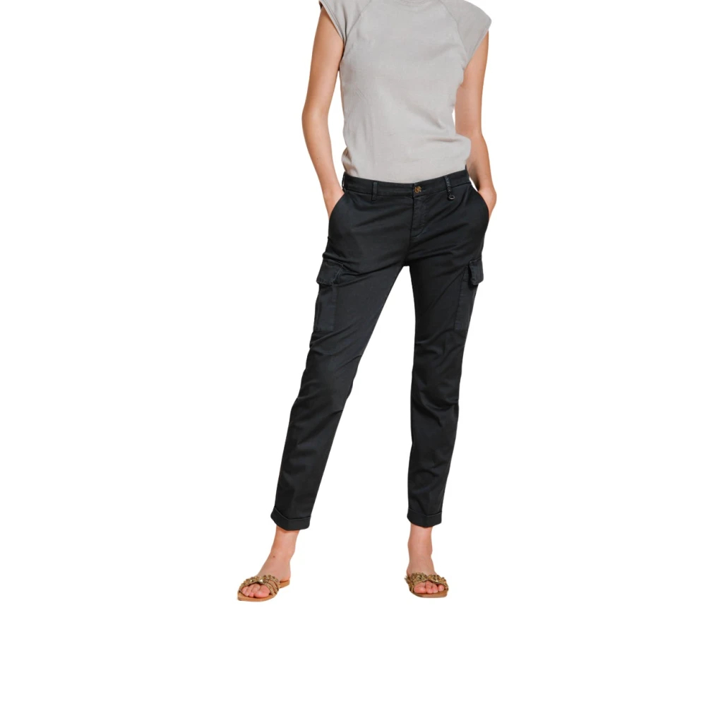 Mason's Damen Schwarz - Chile City Cargo Hose - Trousers - K - Xs