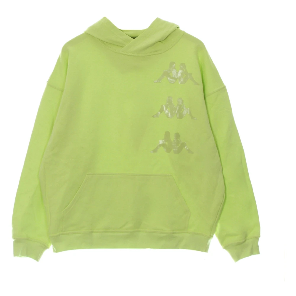 Kappa Herren Grün - E Lime Hoodie - Sweatshirts & Hoodies - S