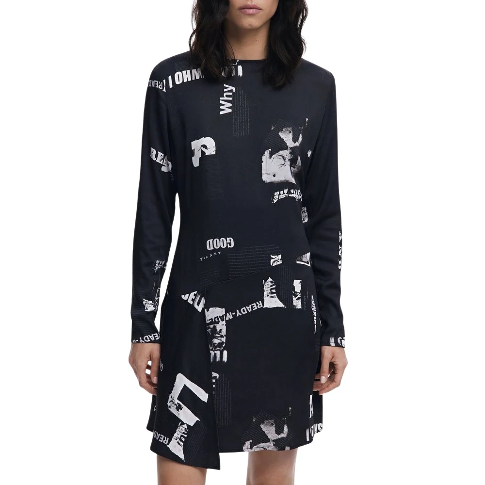 Desigual Damen Schwarz - Nero Viscosa Dress - Dresses - K - Xs
