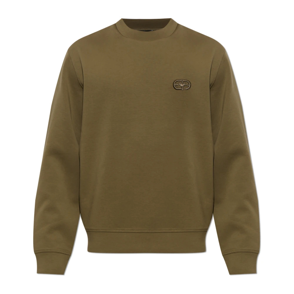 Emporio Armani - Embossed Logo Sweatshirt - Sweatshirts & Hoodies - Herren - Grün - Xl