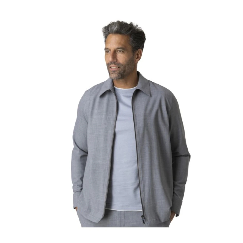 Herno Herren Grau - Leichte E Technische Overshirt - Jackets - M