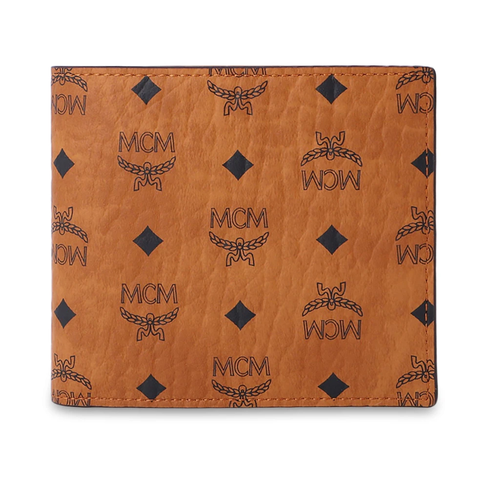 Mcm - Visetos Billfold Wallet - Accessories - Unisex - Braun - One Size
