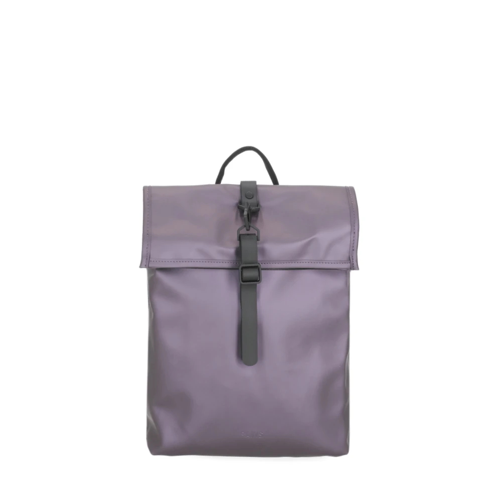 Rains Unisex Violett - Rolltop Rucksack Mini - Bags - Lila - One Size