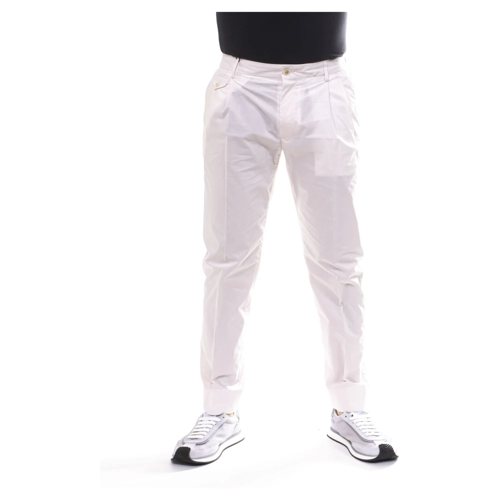 Dolce & Gabbana Herren Weiß - E Hose Stilvolles Modell - Trousers - Xl