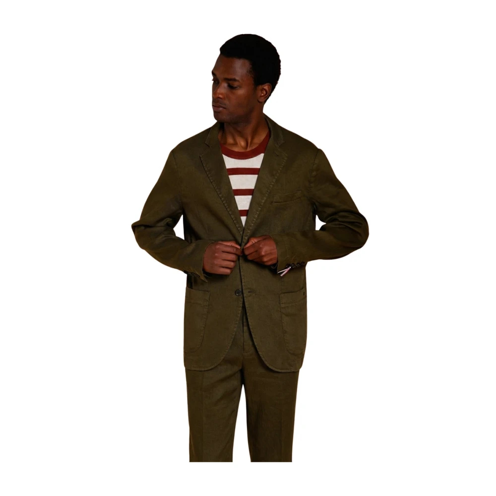 Mason's Herren Grün - Da Vinci Blazer - Jackets - 3XL