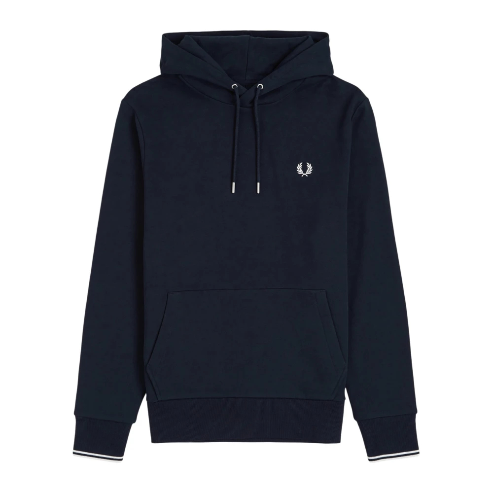 Sweatshirt FRED PERRY Tipped Hooded Sweatshirt Navy M - Bild 12