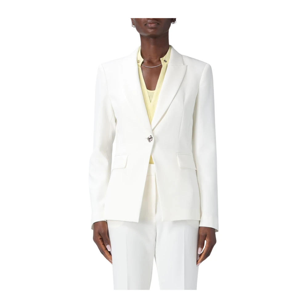 Liu Jo Damen Weiß - Blazer Slim Fit - Jackets - Xl