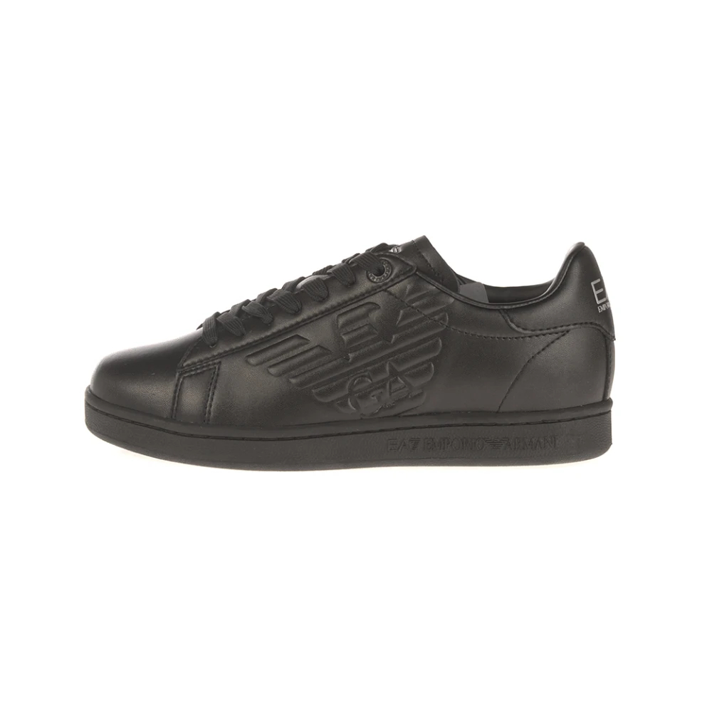 Emporio Armani Ea7 Herren Schwarz - Classic Cc Sneakers - Shoes - K - 38 Eu