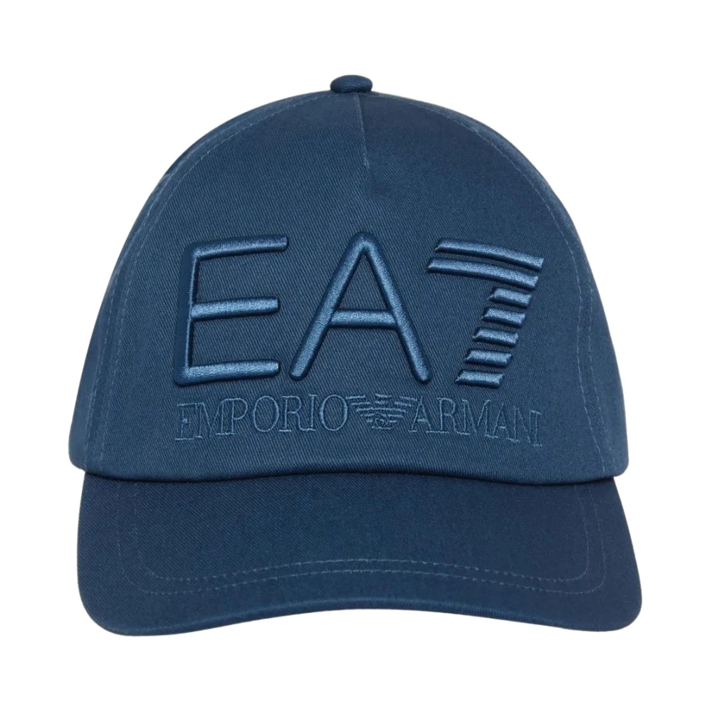 Emporio Armani Ea7 Unisex Blau - Lässige Baseballkappe - Accessories - M
