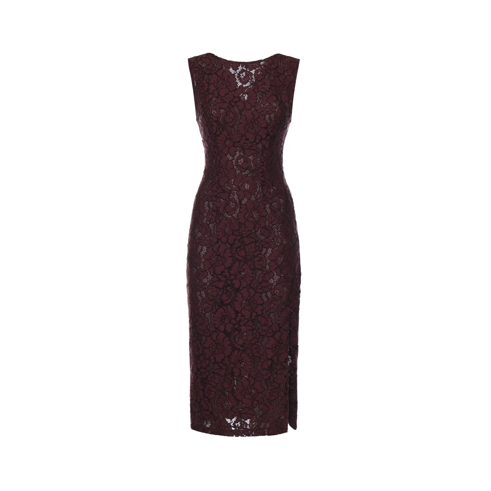Pinko Damen Violett - Drupa Spitzenkleid - Dresses - Lila -S