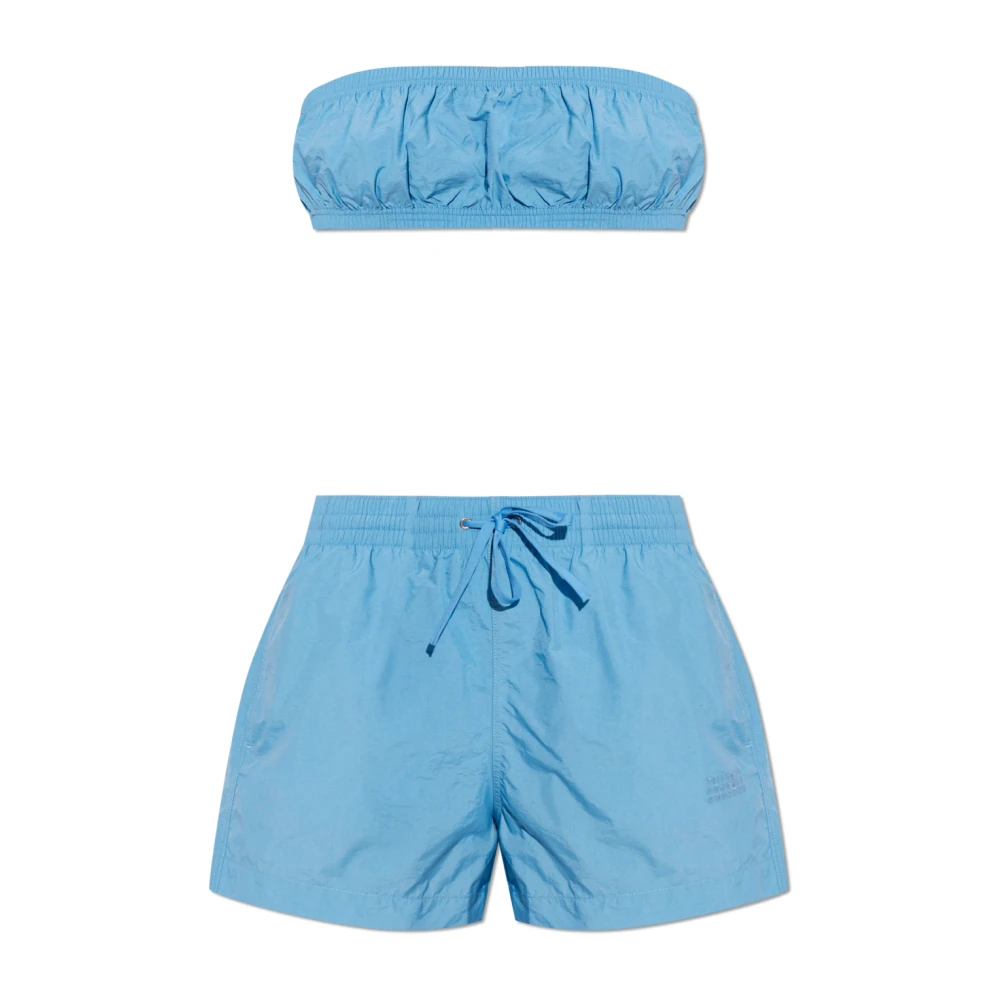 Mm6 Maison Margiela Damen Blau - Zweiteiliger Badeanzug - Swimwear - S
