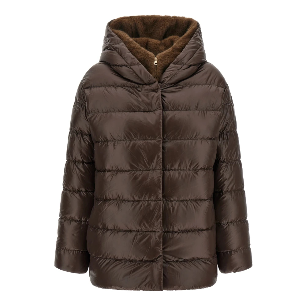 Herno - Fusciacca Daunenjacke - Jackets - Damen - Braun - L