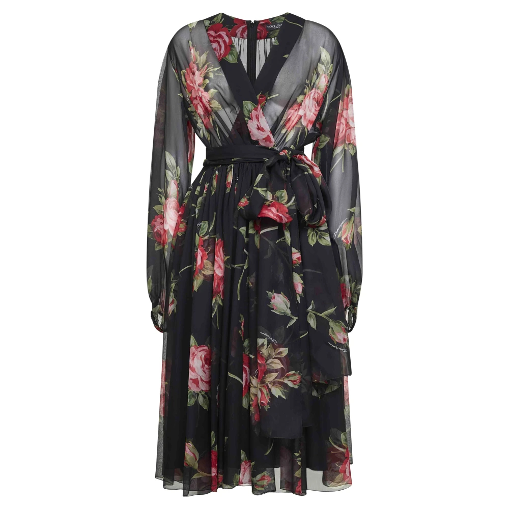 Dolce & Gabbana - Wickel-Midikleid - Dresses - Damen - Mehrfarbig - L