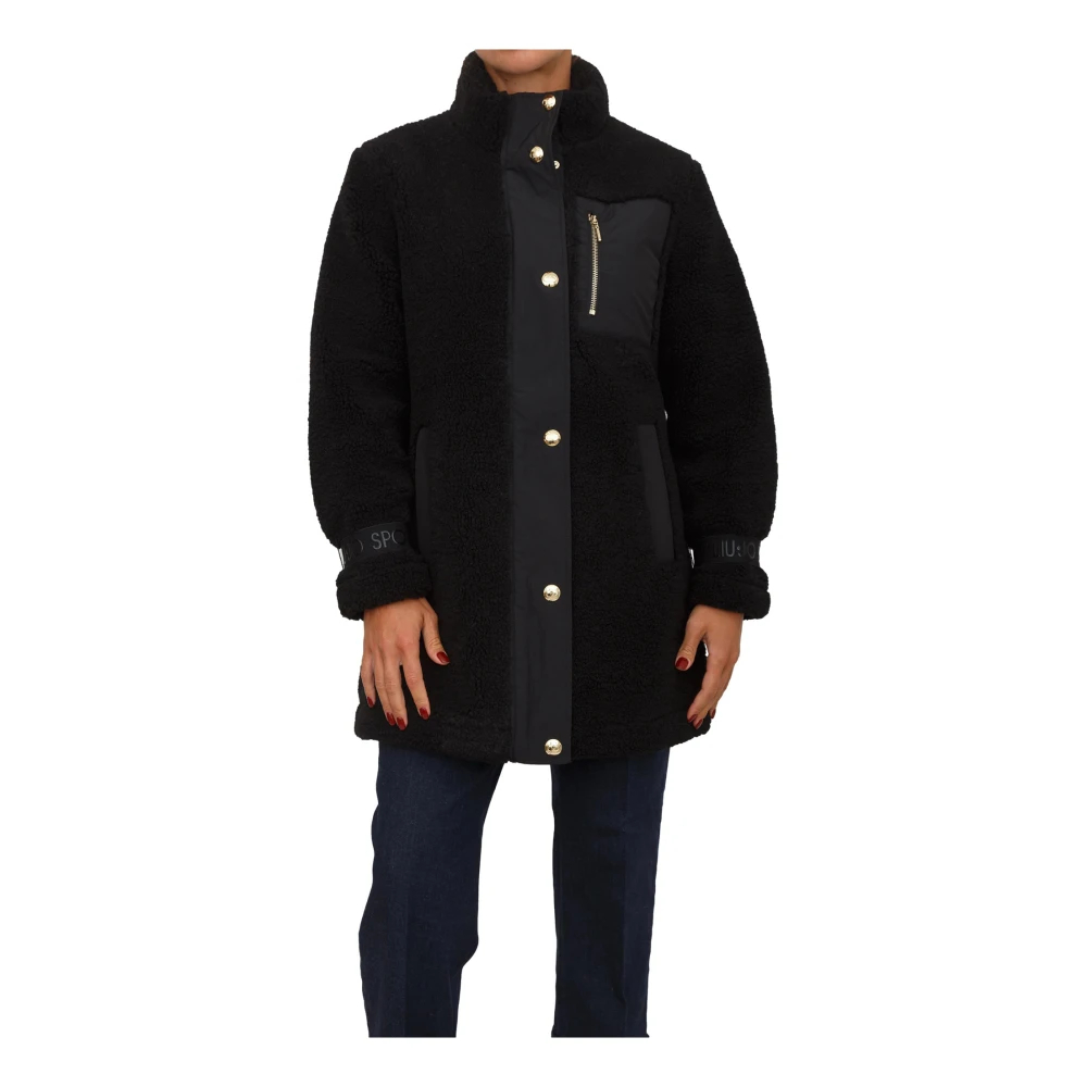 Liu Jo Damen Schwarz - Giaccone - Coats - K -2Xs