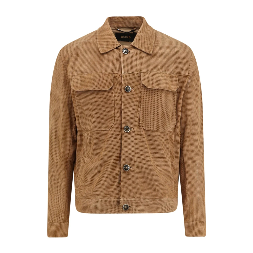 Hugo Herren Beige - Wildlederjacke - Jackets - Xl