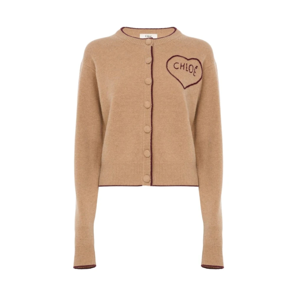 Chloé , Damen, Strickwaren, Braun, S - Bild 4
