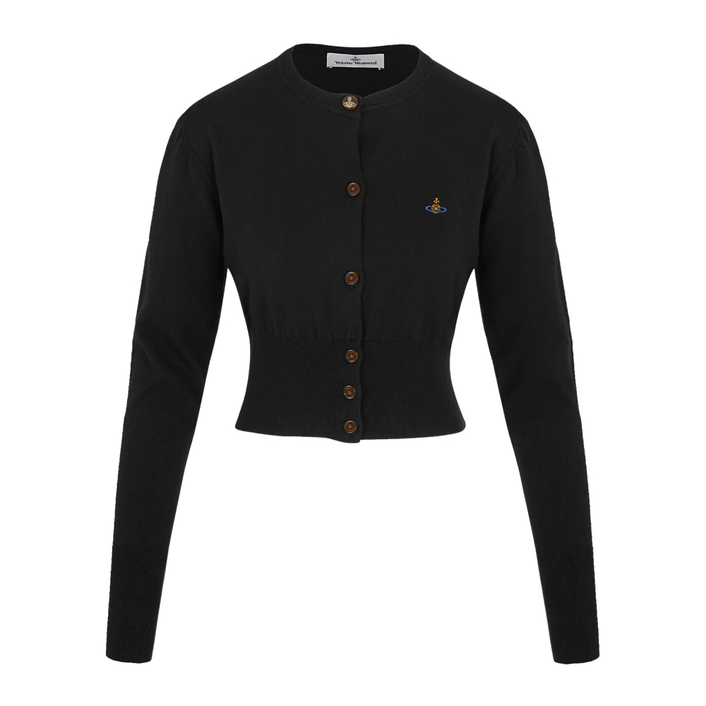 Vivienne Westwood Damen Schwarz - Bea Cardigan - Knitwear - K - S
