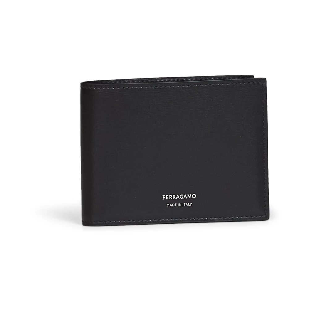 FERRAGAMO | Black palmellato calfskin leather Florence classic wallet | male | PZ - Bild 5
