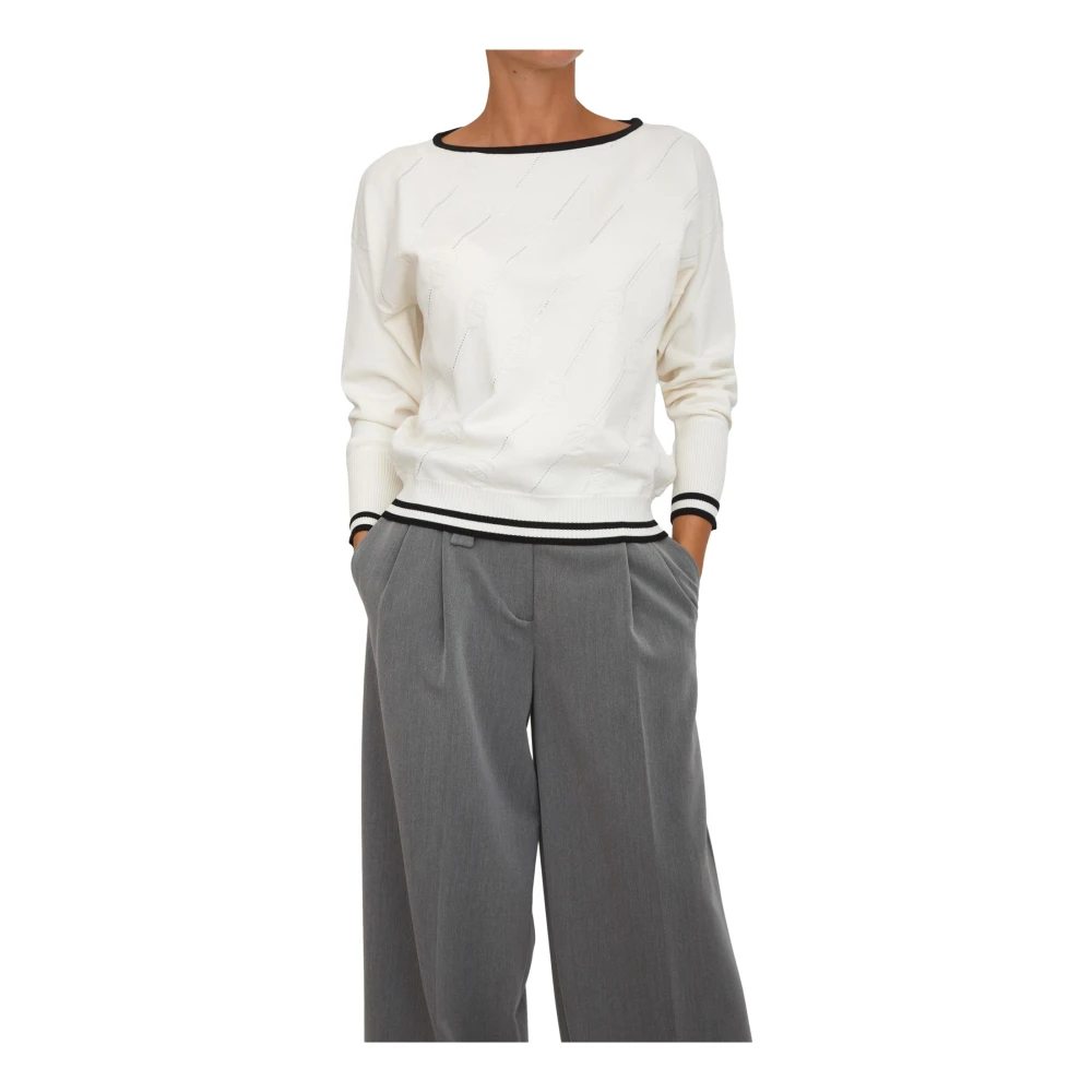 Liu Jo Damen Weiß - Maglieria - Sweatshirts & Hoodies - M