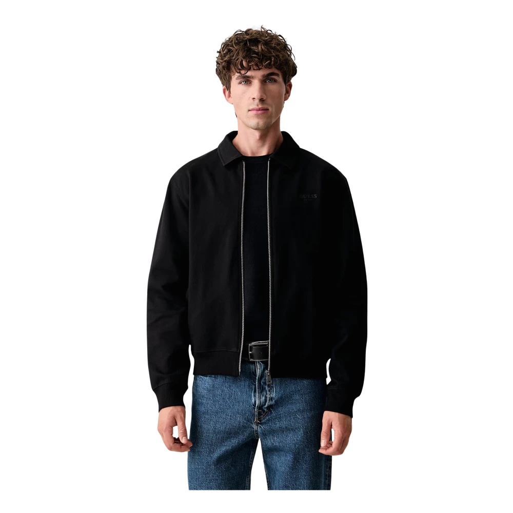 Guess Herren Schwarz Übergangsjacke M6bq24 K6164 Regular Fit - Bild 3