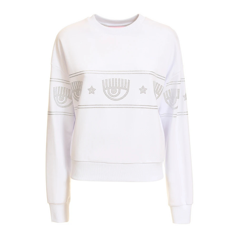 Chiara Ferragni Collection Damen Weiß - Chiara Ferragni Sweaters - Sweatshirts & Hoodies - Xs