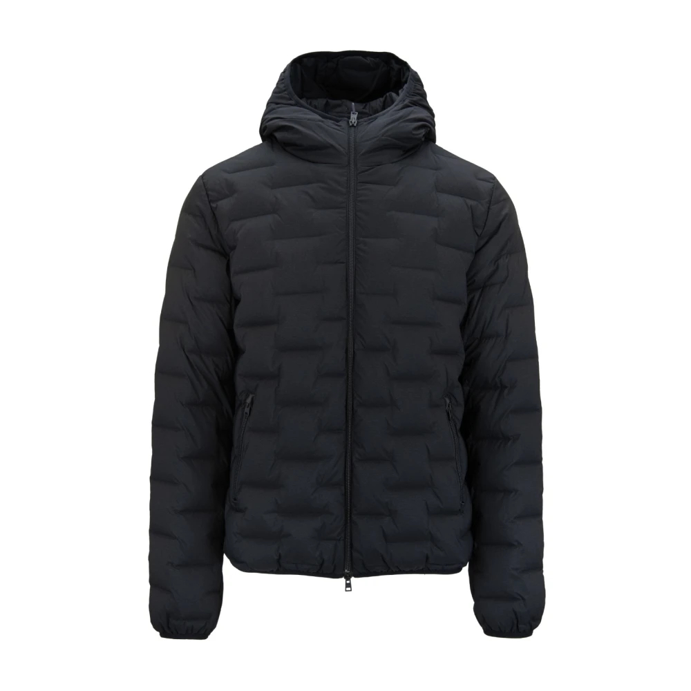 Herno Herren Schwarz - Daunenjacke Mit Reißverschluss - Jackets - K - L