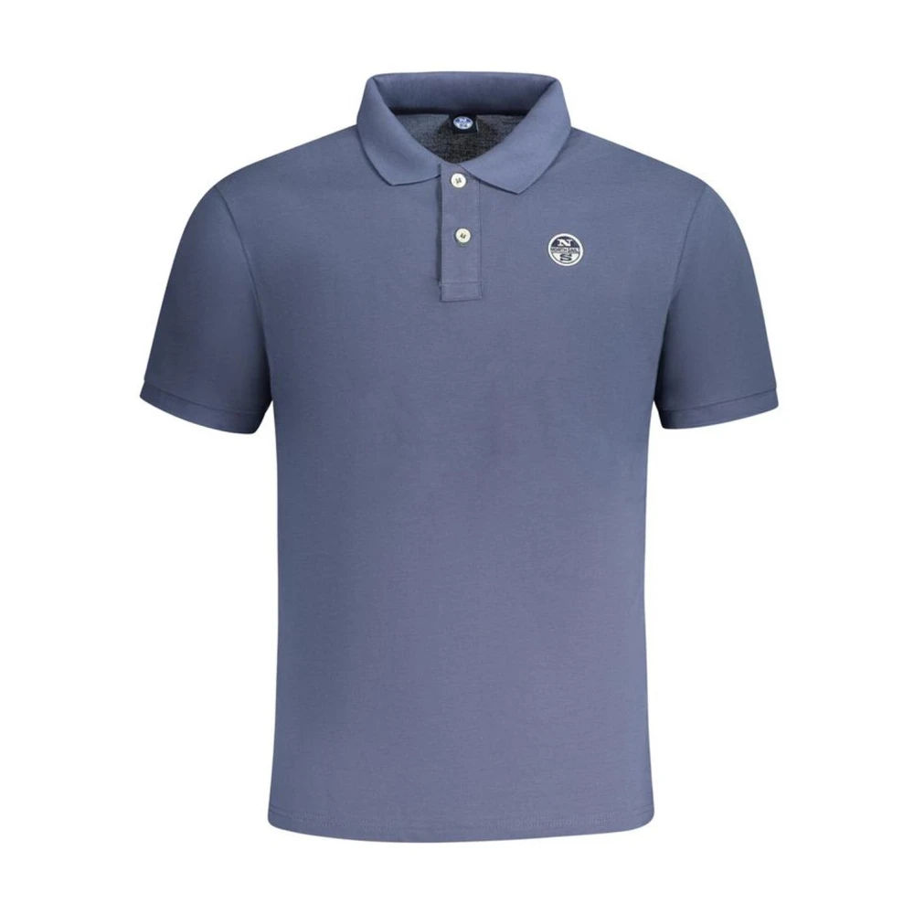 North Sails Herren Blau - Klassisches Es Baumwoll-Poloshirt - Tops - M