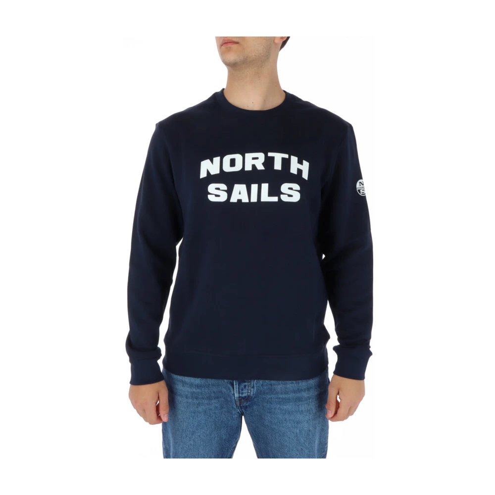 North Sails , Herren, Sweatshirts & Hoodies, Blau, S - Bild 3