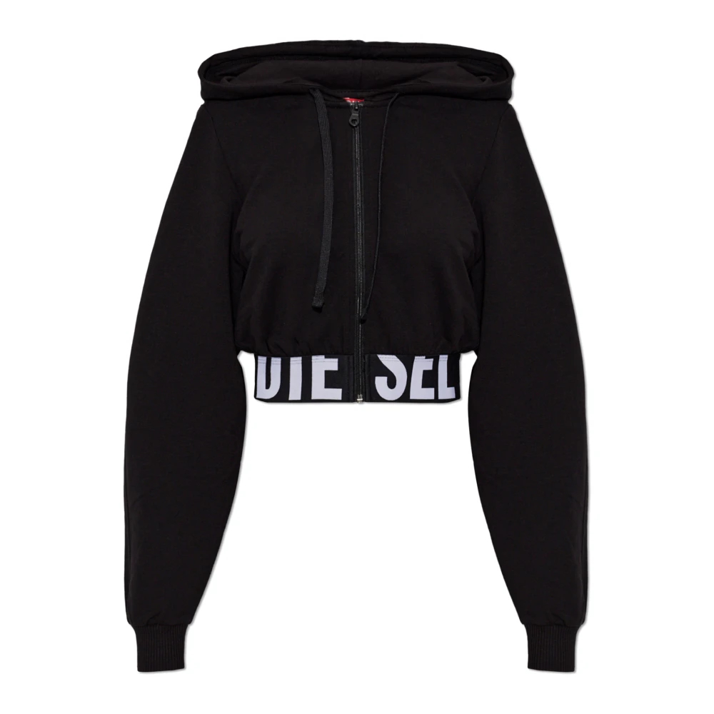 Diesel Damen Schwarz - Nika-D-Pop Sweatshirt - Sweatshirts & Hoodies - K - Xs