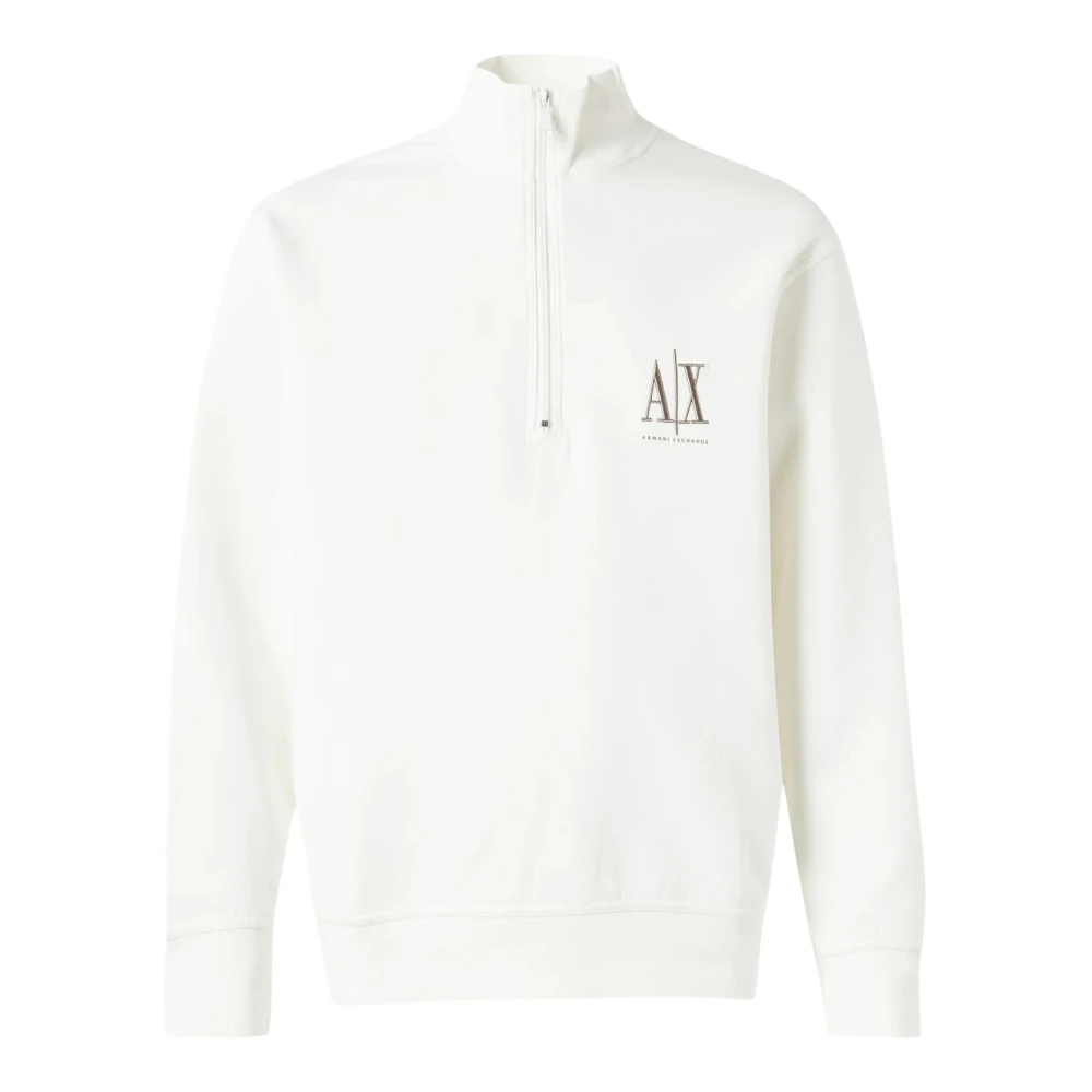 Armani Exchange , Herren, Sweatshirts & Hoodies, Weiß, L - Bild 6