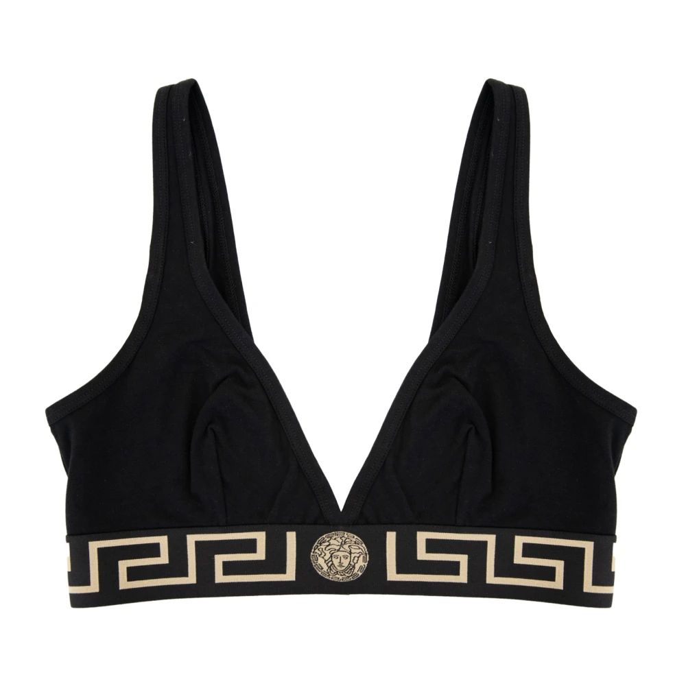 Versace Damen Schwarz - Haken Bh Griechischer Stil - Swimwear - K -L