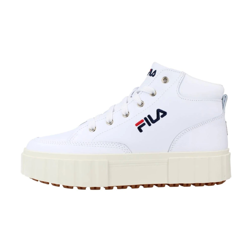 Fila Damen Weiß Sneakers Für Sandblast Mid - Bild 4