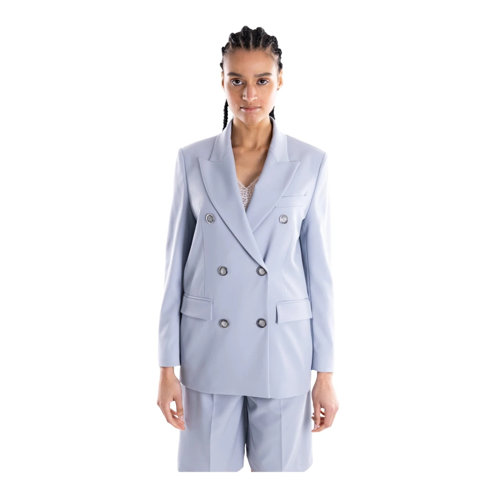 Pinko - Guineana Jacke - Jackets - Damen - Blau - M
