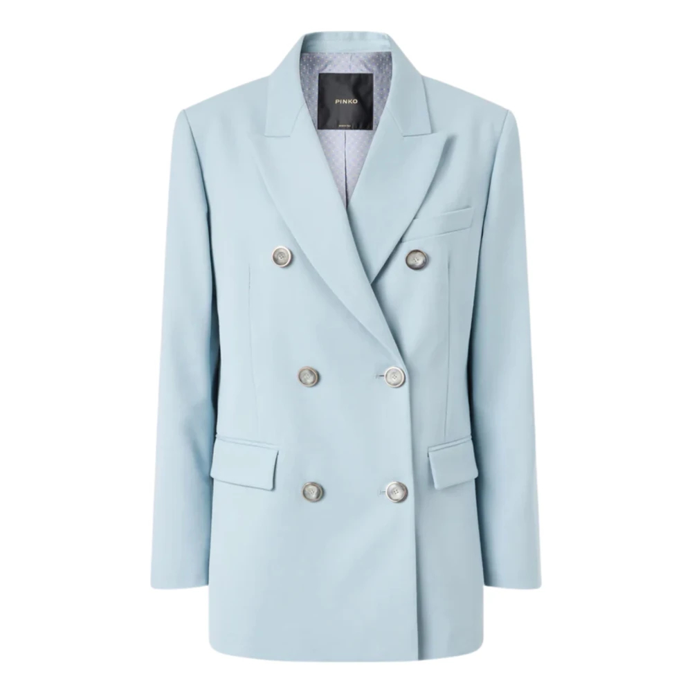 Pinko Damen Blau - Guineana Jacke - Jackets - S