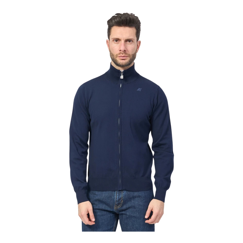 K-Way Herren Blau - Er Rollkragenpullover - Knitwear - S