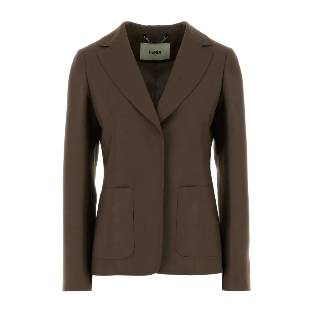 Fendi Damen Braun - Stylische Jacke - Jackets - S