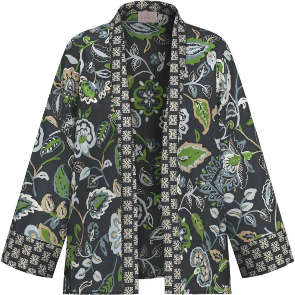 Emme Di Marella Damen Blau - Emmatollo Kimono - Blouses & Shirts - M