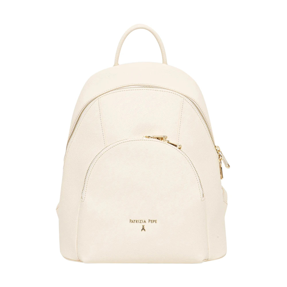 Patrizia Pepe Damen Weiß - Zipped Backpack - Bags - One Size