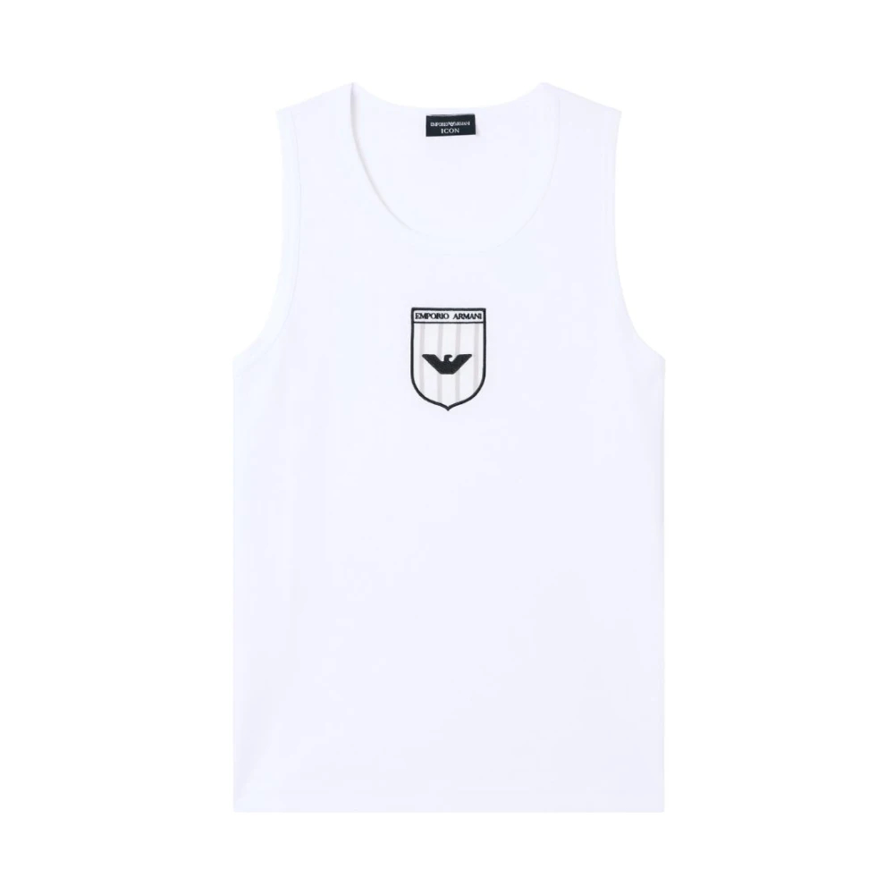 Emporio Armani Herren Weiß - Ärmellose Oberteile - Tops - Xl