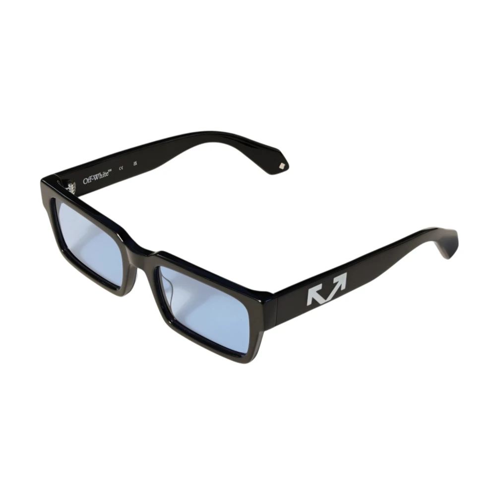 Off-White Unisex Schwarz Off-White Ow1032 Huntington 1040 Sonnenbrillen Acetat Hellblau Quadratisch Normal - Bild 3