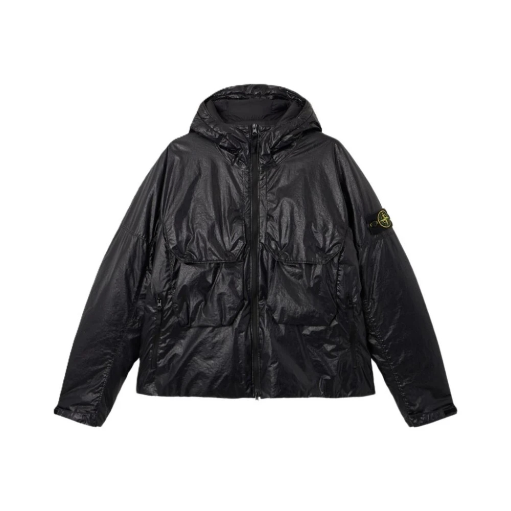 Stone Island - Leichte Jacke - Jackets - Herren - Schwarzk - L