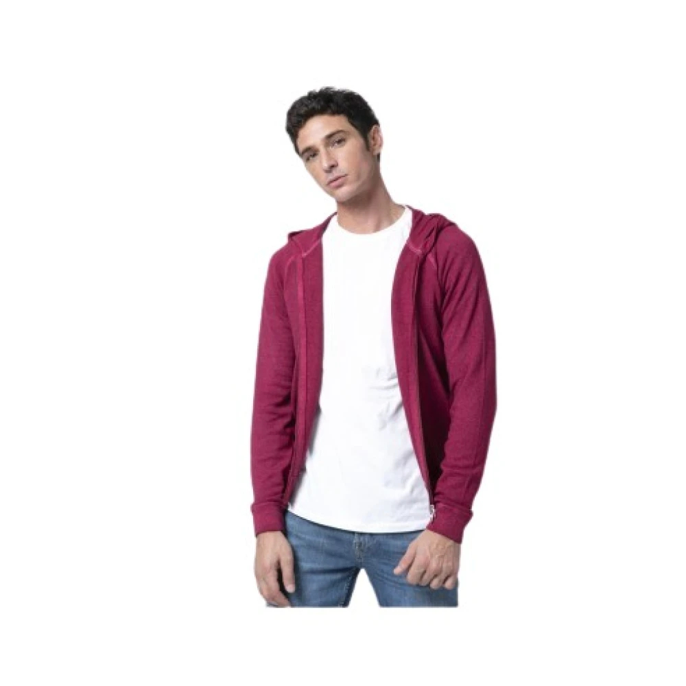 Gran Sasso Herren Violett - Reißverschluss - Sweatshirts & Hoodies - Lila - 3XL