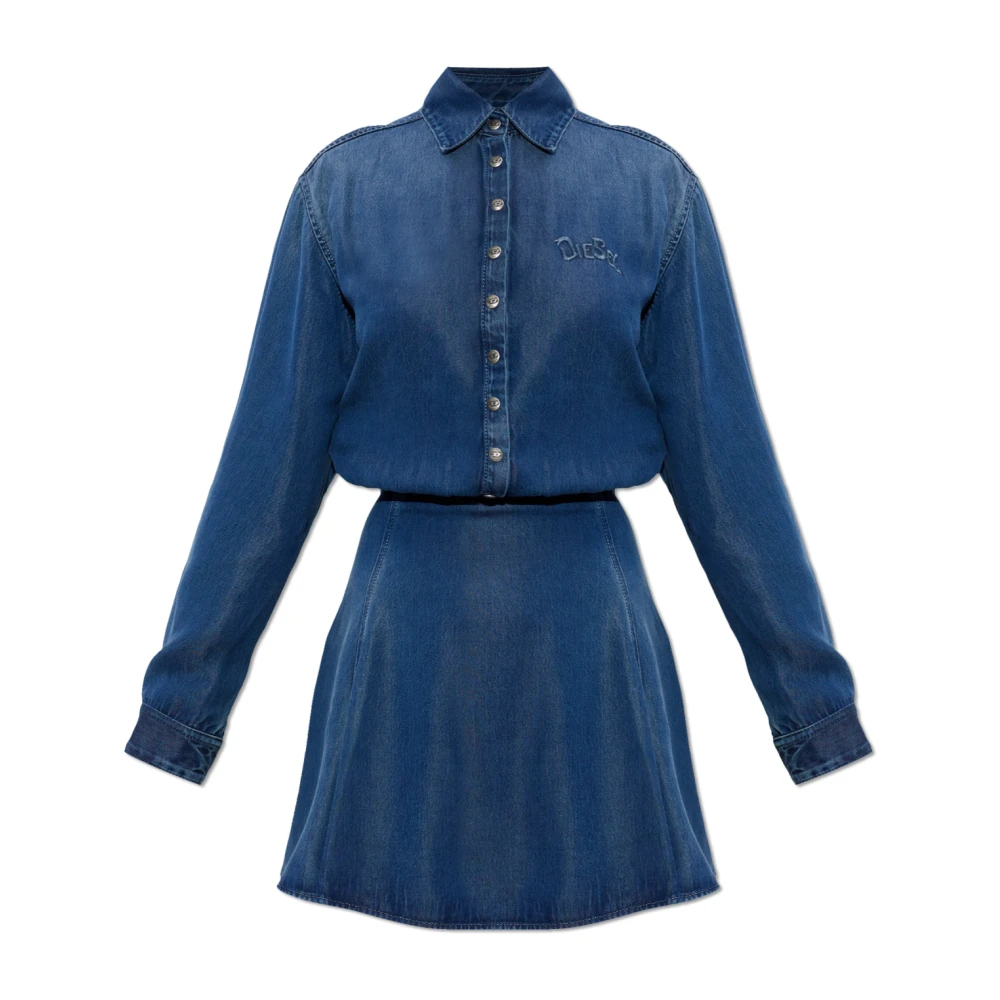 Diesel Damen Blau - De-Drevia-S Denim Kleid - Dresses - S