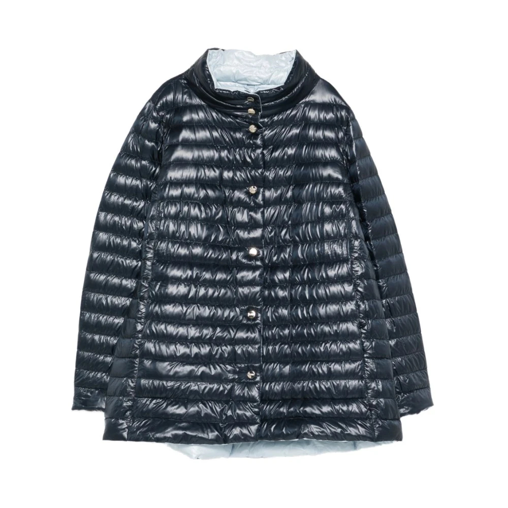 Herno Damen Blau - Wendejacke In A-Linie - Jackets - M