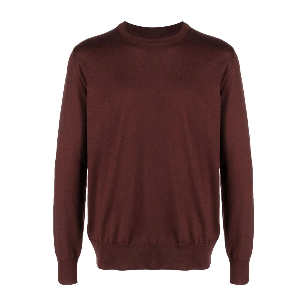 Jil Sander Herren Braun - Rundhals-Strickpullover - Knitwear - S